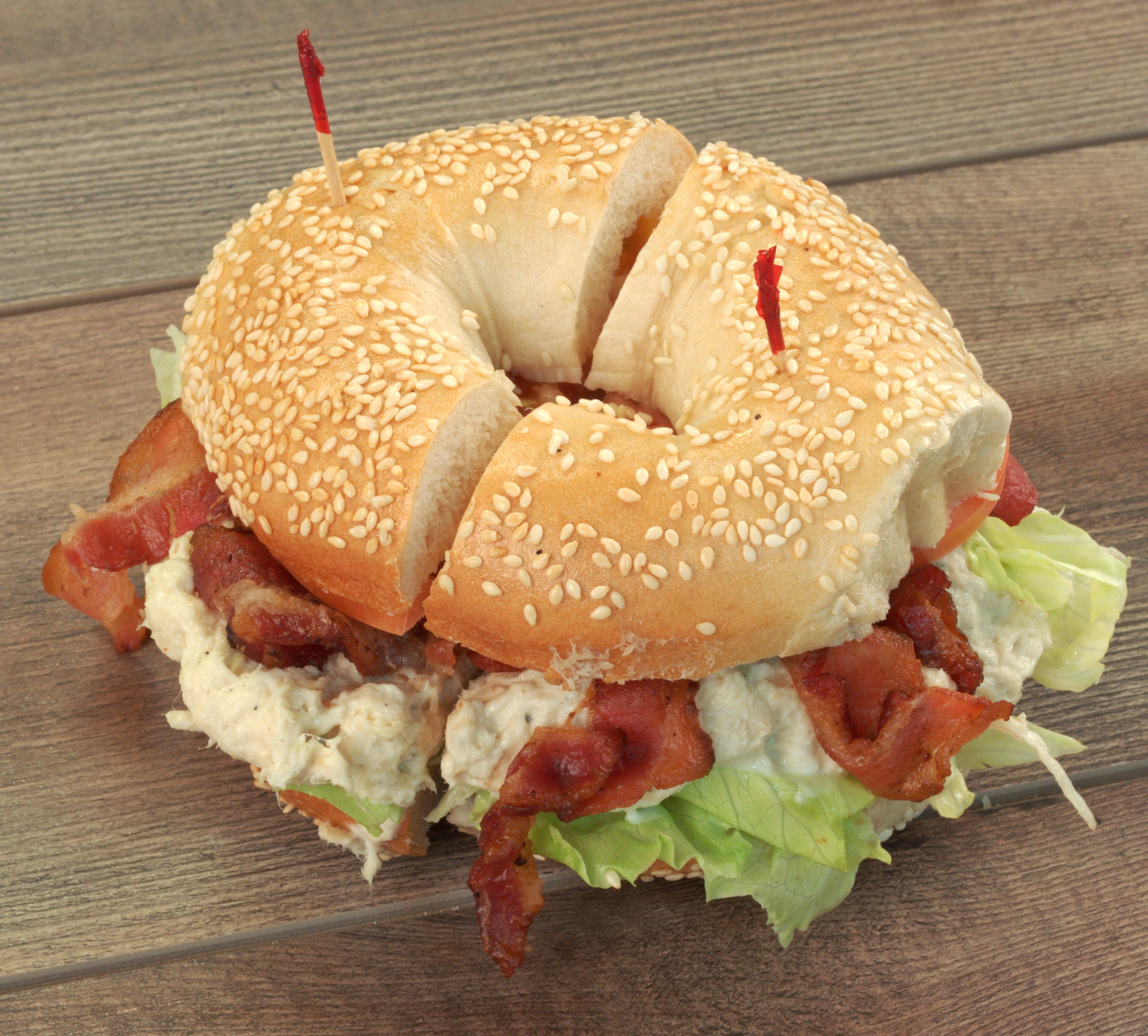 Chicken Salad Club Sandwich Newark Deli and Bagels